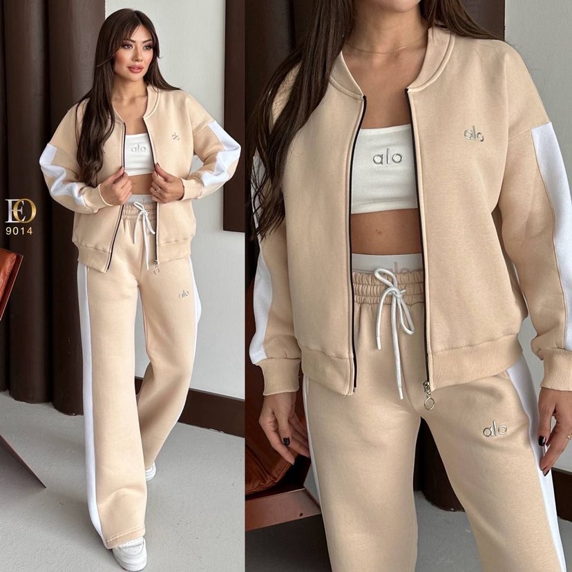 Alo  Kadın Uzun Kollu Rahat Eşofman Takımı - Görsel 3