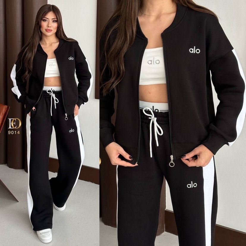 Alo  Kadın Uzun Kollu Rahat Eşofman Takımı - Görsel 5