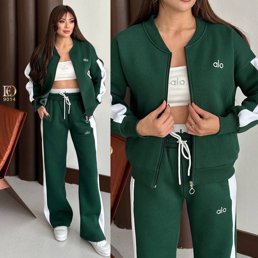 Alo  Kadın Uzun Kollu Rahat Eşofman Takımı - Görsel 4