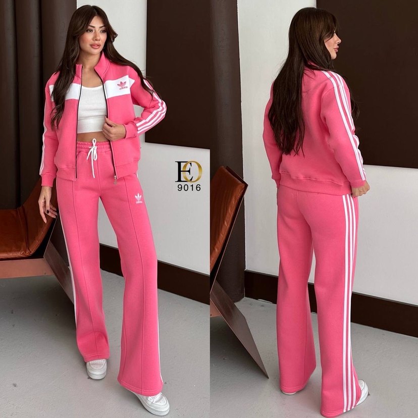 Adidas  Kadın Eşofman Takımı Çizgili Model - Görsel 4