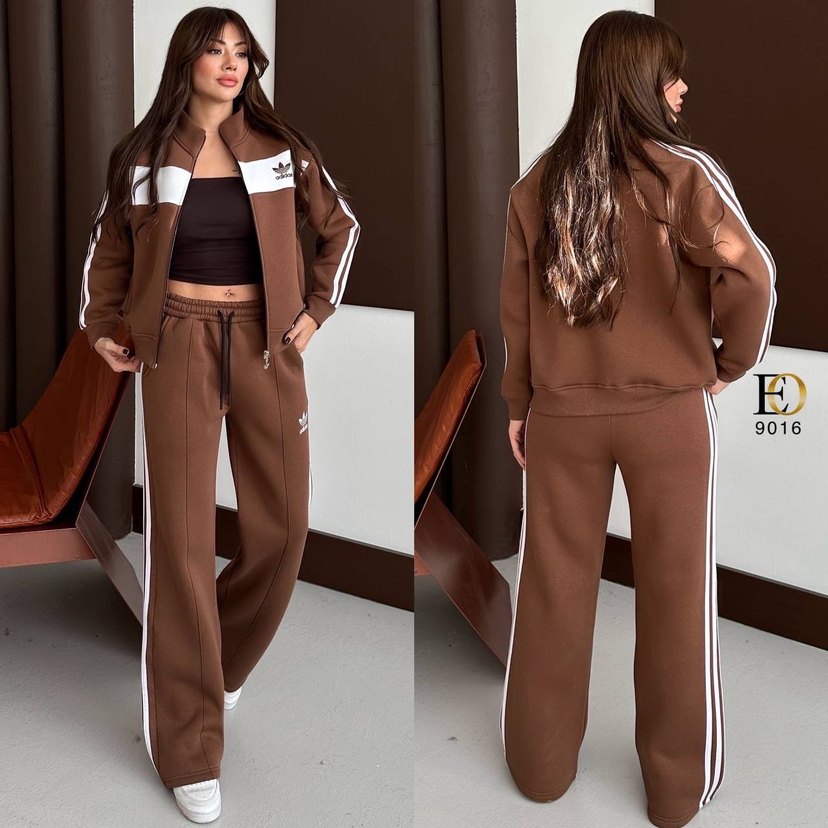 Adidas  Kadın Eşofman Takımı Çizgili Model - Görsel 3