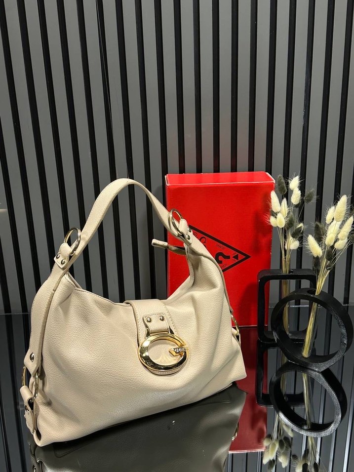 Guess Deri Tokalı Kadın Çanta - Görsel 5