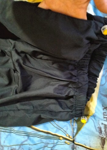 Kadın Siyah Midi Rahat Kesim Kumaş Pantolon - Görsel 6