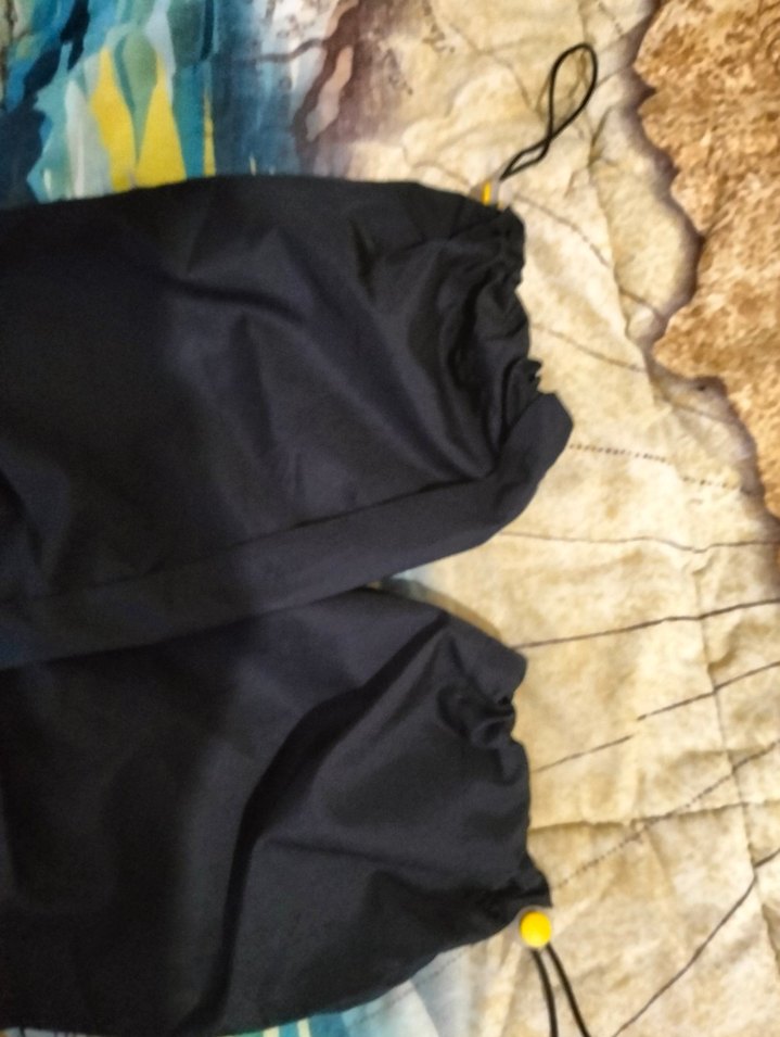 Kadın Siyah Midi Rahat Kesim Kumaş Pantolon - Görsel 3