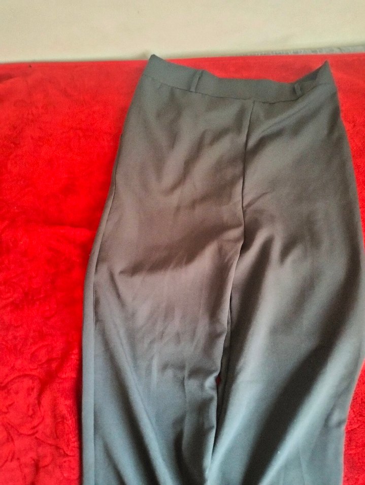siyah kumaş pantolon - Görsel 5