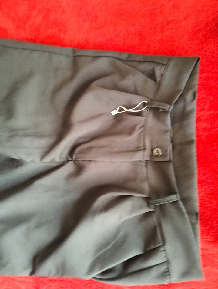 siyah kumaş pantolon - Görsel 4