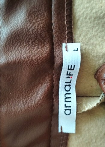 Kahverengi Deri Fermuarlı Kadın Pantolon - Görsel 6