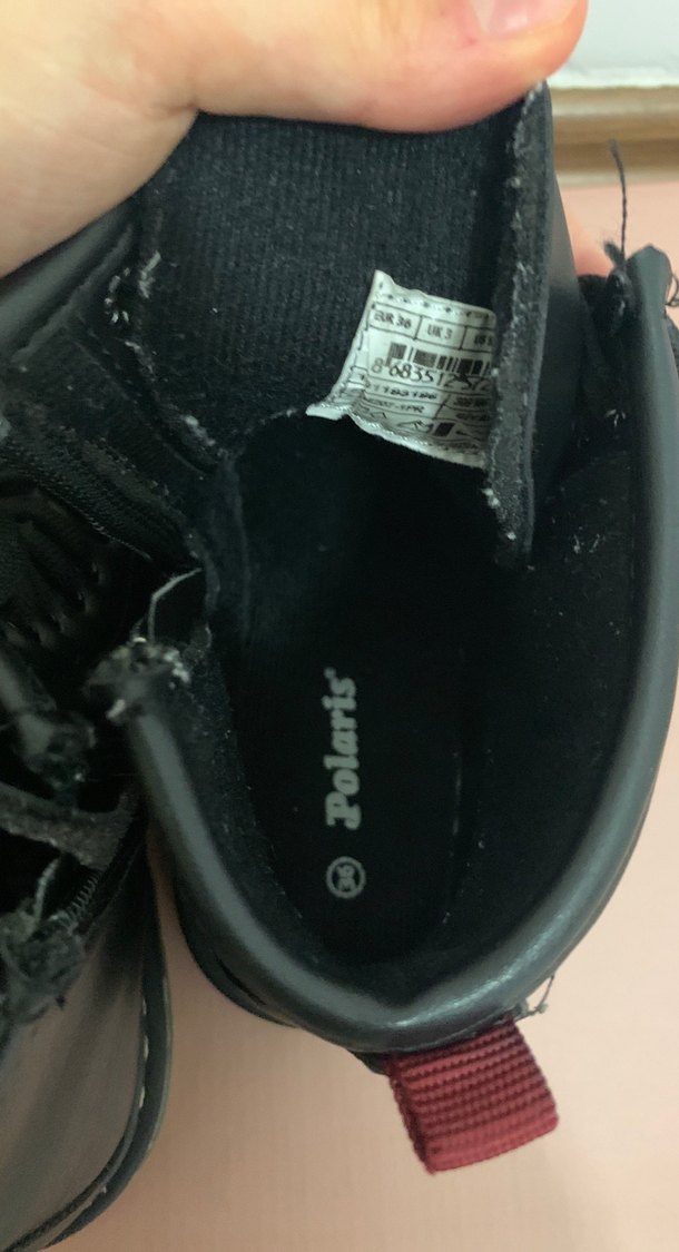 Siyah Rugan Bağcıklı Punk Bot - Görsel 4