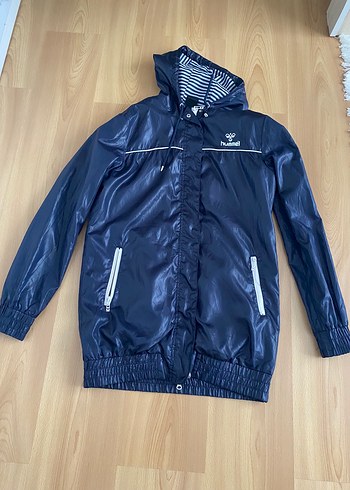 Lacivert unixex yağmurluk - Görsel 2