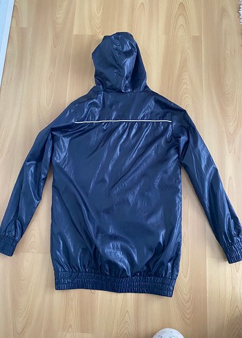 Lacivert unixex yağmurluk - Görsel 3