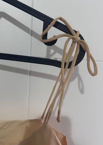 İpekyol Sarı Keten Volanlı Mini Atlet - Görsel 5