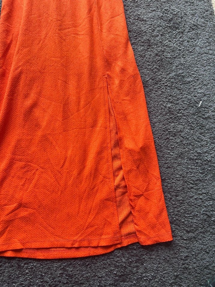 Turuncu Bohem Uzun Elbise - Görsel 2