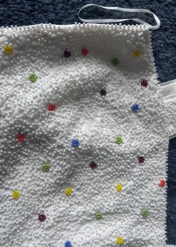 Twist etiketli boncuklu bluz - Görsel 3