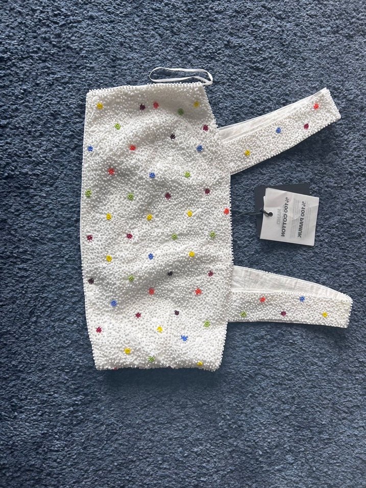 Twist etiketli boncuklu bluz - Görsel 2