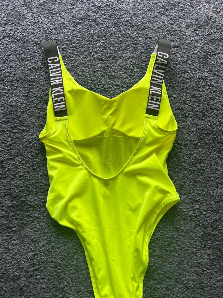 Calvin klein Sarı Strappy Kadın Mayo Velcro Detaylı - Görsel 3