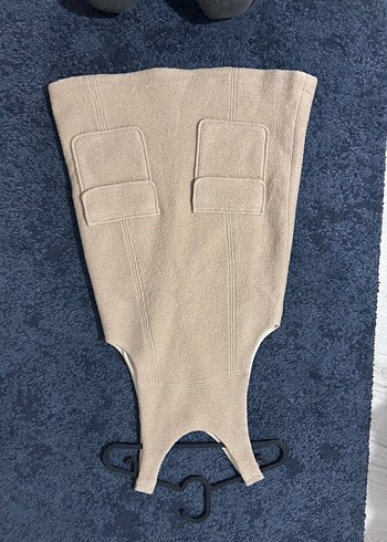 Zara Bej Cep Detaylı elbise - Görsel 3