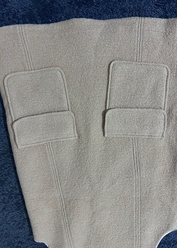 Zara Bej Cep Detaylı elbise - Görsel 4