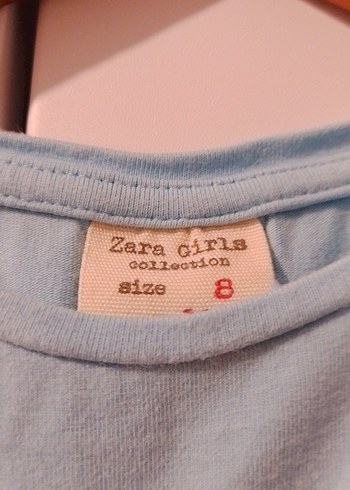 Kız Çocuk Sarı Fırfırlı Baskılı Tişört - Görsel 2