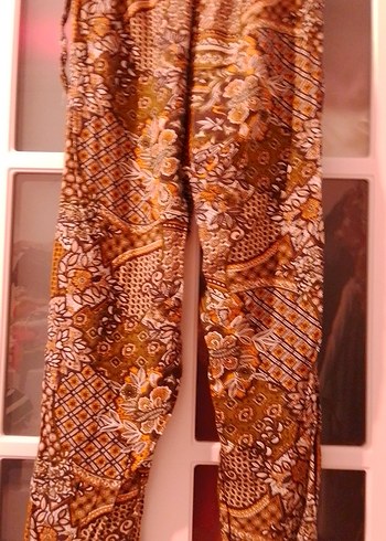 Bohem Tarzı çocuk Salaş Uzun Kahverengi Pantolon - Görsel 2