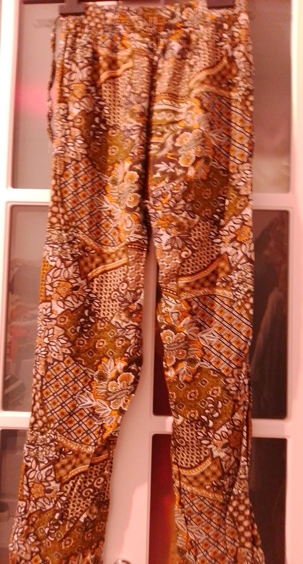 Bohem Tarzı çocuk Salaş Uzun Kahverengi Pantolon - Görsel 2