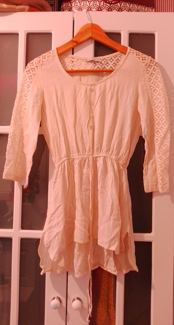 Dantel Detaylı Bej - Görsel 2