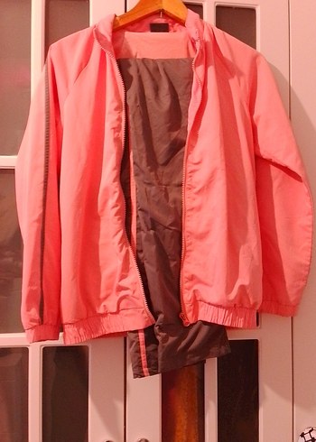 LCW Kids Pembe Gri Rahat Eşofman Takımı - Görsel 2