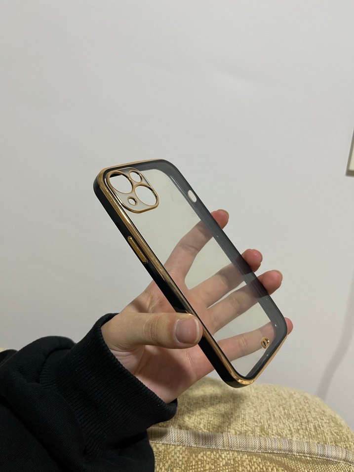 Şeffaf Bej Sokak Stili Telefon Kılıfı - Görsel 2