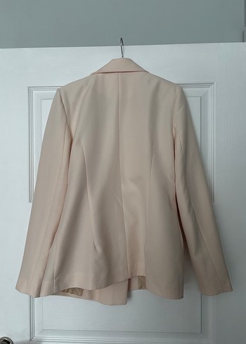 Bej Düğmeli Kadın Blazer Ceket - Görsel 3