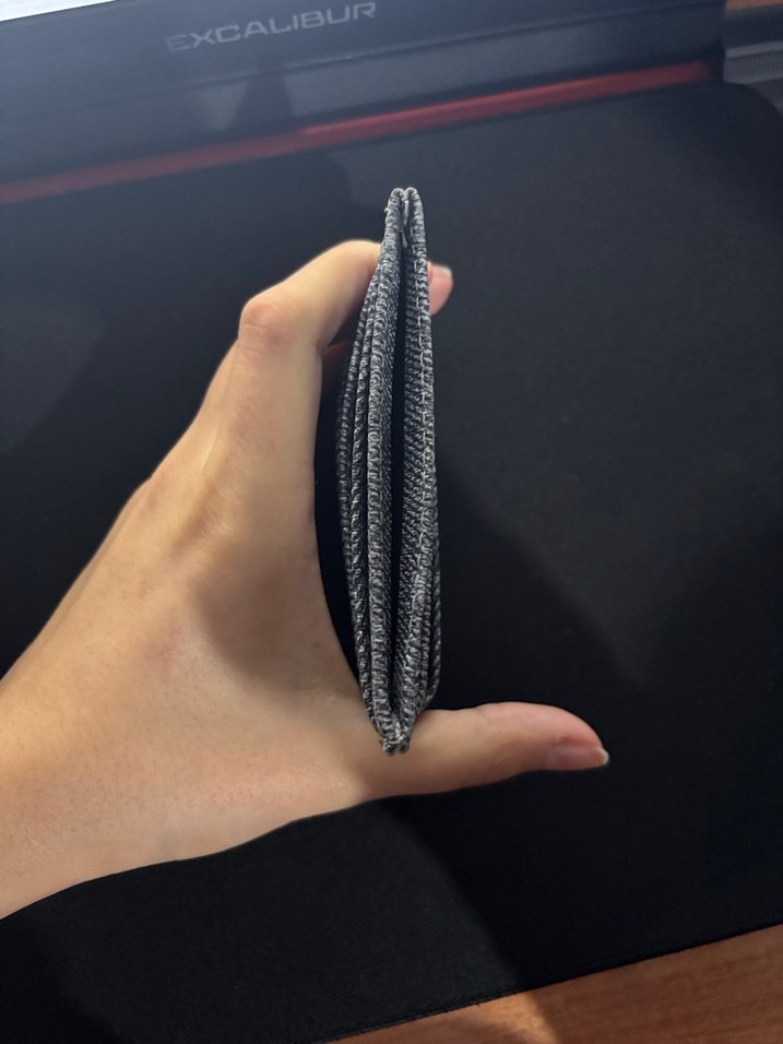 Gri Yılan Desenli Denim Kadın Kartlık - Görsel 3