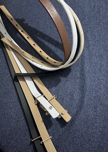 4 adet Kadın Tokalı Kemerler - Paris Tarzı - Görsel 2