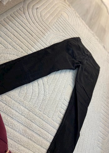 Düğmeli Siyah Gri Erkek Denim Pantolon - Görsel 7