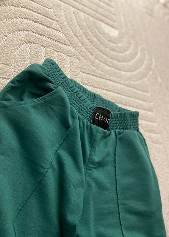 Yeşil Çimalı Kadın Eşofman Altı - Görsel 5