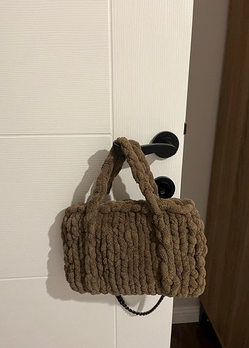 Örgü Bohem Kadın Yün Çanta - Görsel 2