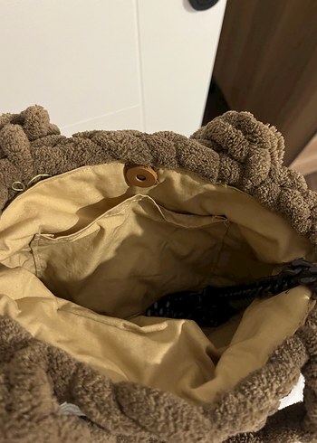 Örgü Bohem Kadın Yün Çanta - Görsel 4