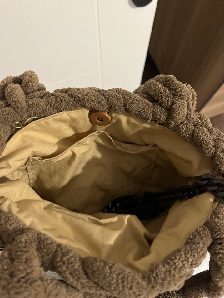 Örgü Bohem Kadın Yün Çanta - Görsel 4