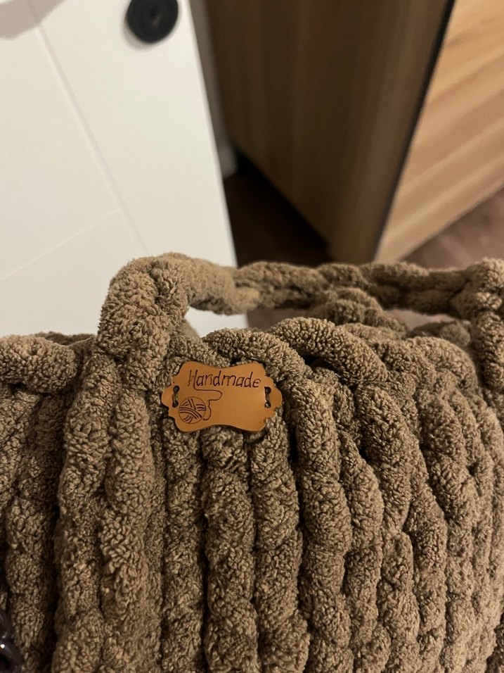 Örgü Bohem Kadın Yün Çanta - Görsel 3