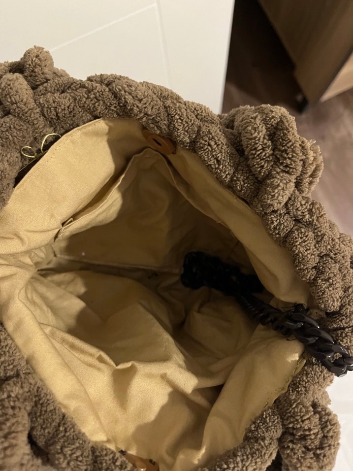 Örgü Bohem Kadın Yün Çanta - Görsel 5