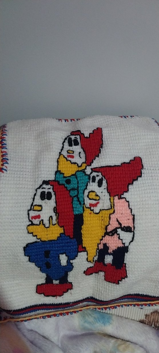 Renkli Nakışlı Örgü Çocuk Yeleği - Görsel 2