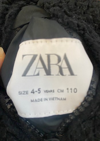 4-5 Yaş  Siyah Erkek Çocuk Polar Ceket çift taraflı kullanım - Görsel 6