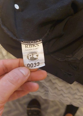 Siyah Düğmeli Hamile Pantolonu - Görsel 2