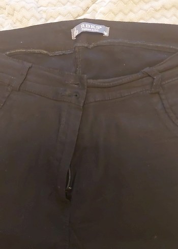 Siyah Düğmeli Hamile Pantolonu - Görsel 6