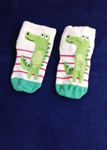 Renkli Nakışlı Erkek Çocuk Çorabı - Görsel 2