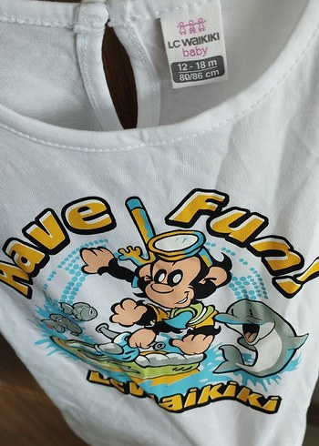 Kız Çocuk Uzun Kollu Baskılı Pamuklu Tişört - Görsel 3