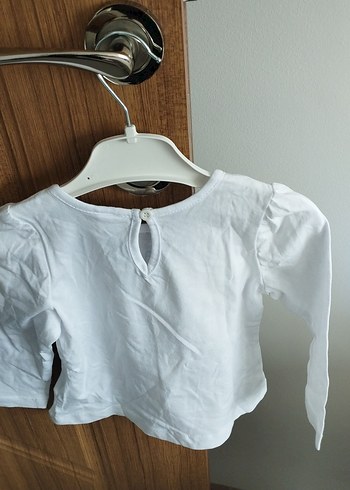 Kız Çocuk Uzun Kollu Baskılı Pamuklu Tişört - Görsel 2