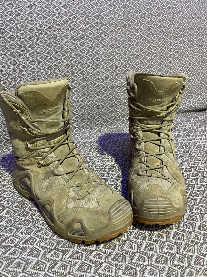 Bej Kamuflaj Süet Erkek Bağcıklı Bot lowa - Görsel 5