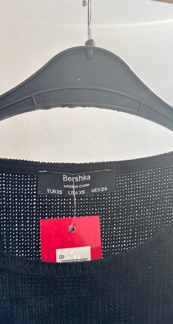 Kemerli Siyah Süet Kadın Triko Elbise - Görsel 2