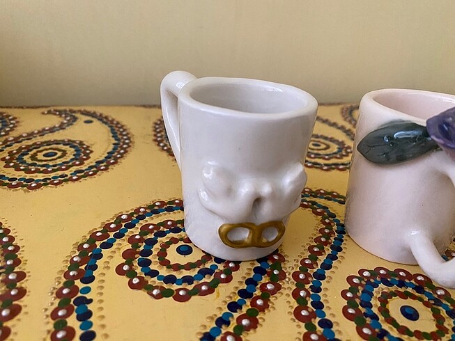 Beden Fincan seti üçlü seramik