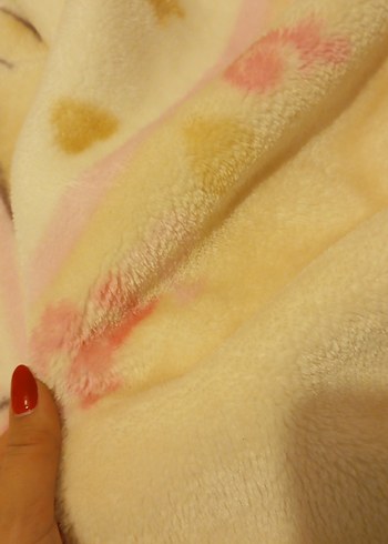 Pembe Baskılı Çocuk Battaniyesi - Görsel 3