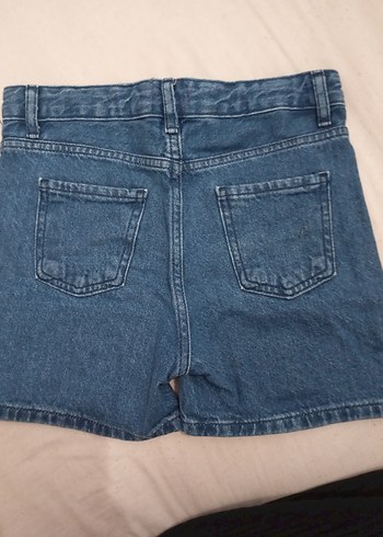 Kızlar için düğmeli kot şort - Görsel 2