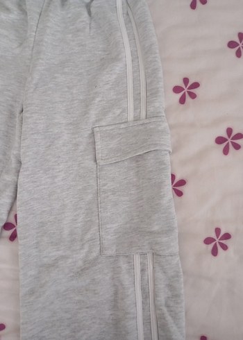 Defacto Gri Bol Kesim Kız Çocuk Eşofman Altı - Görsel 4